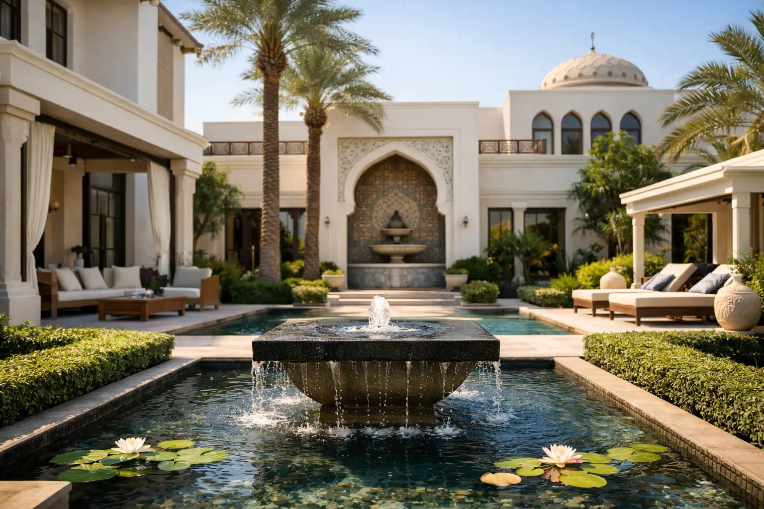 Luxury Villa Courtyard Design Services in Dubai